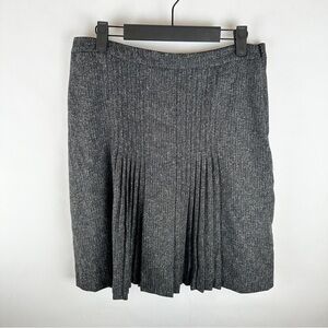 Halogen Black + White + Gray Pleated Skirt | US Size 8